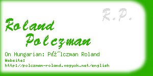 roland polczman business card